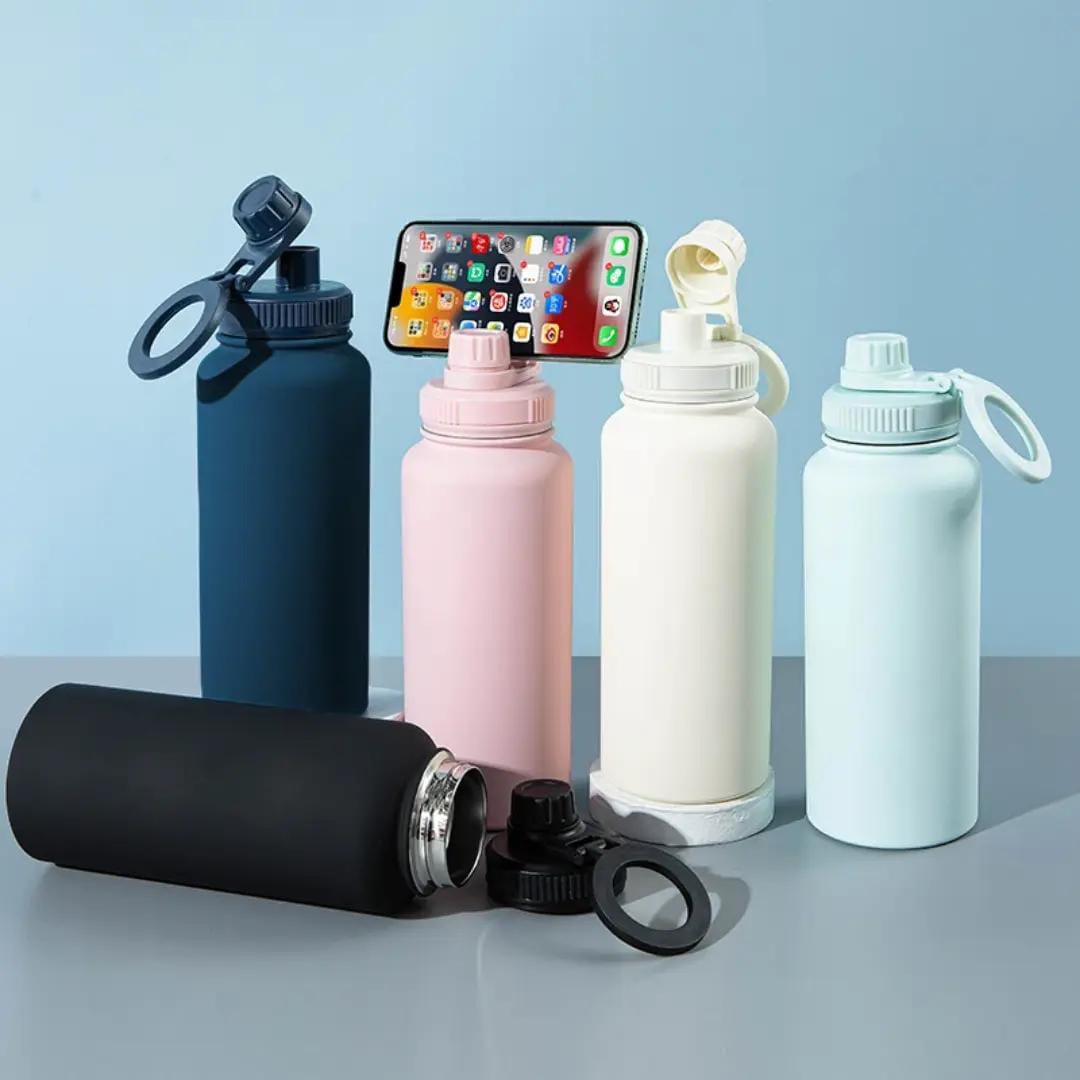 BOTELLA DE AGUA CON SOPORTE MAGNETICO
