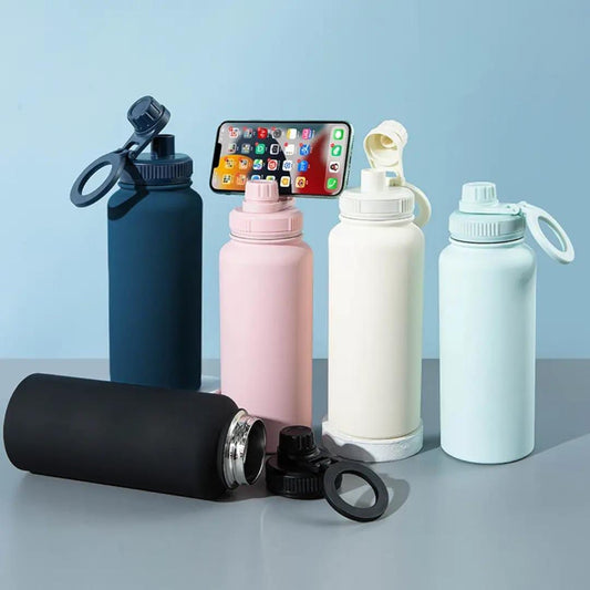 BOTELLA DE AGUA CON SOPORTE MAGNETICO